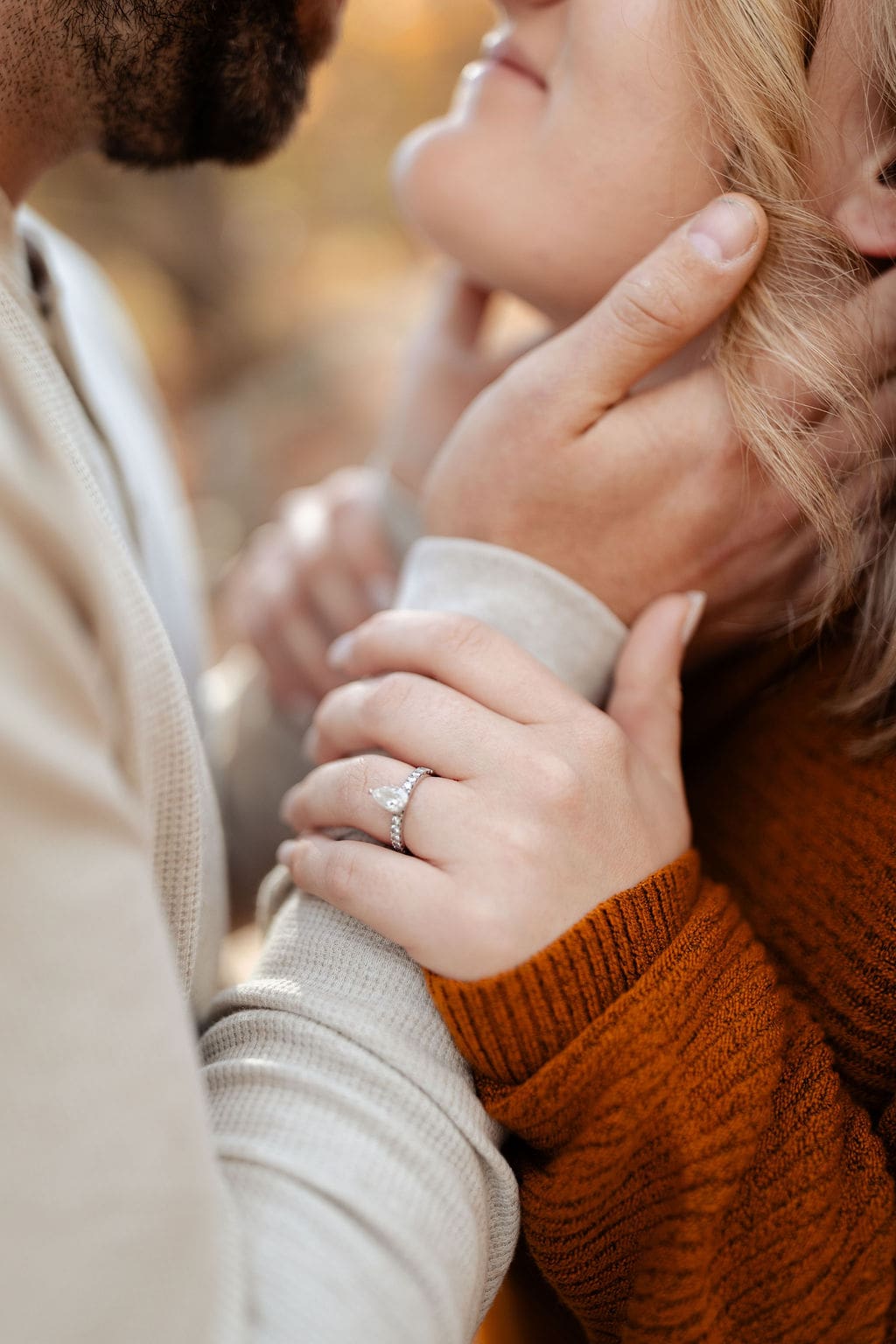 fall engagement session in cedar falls