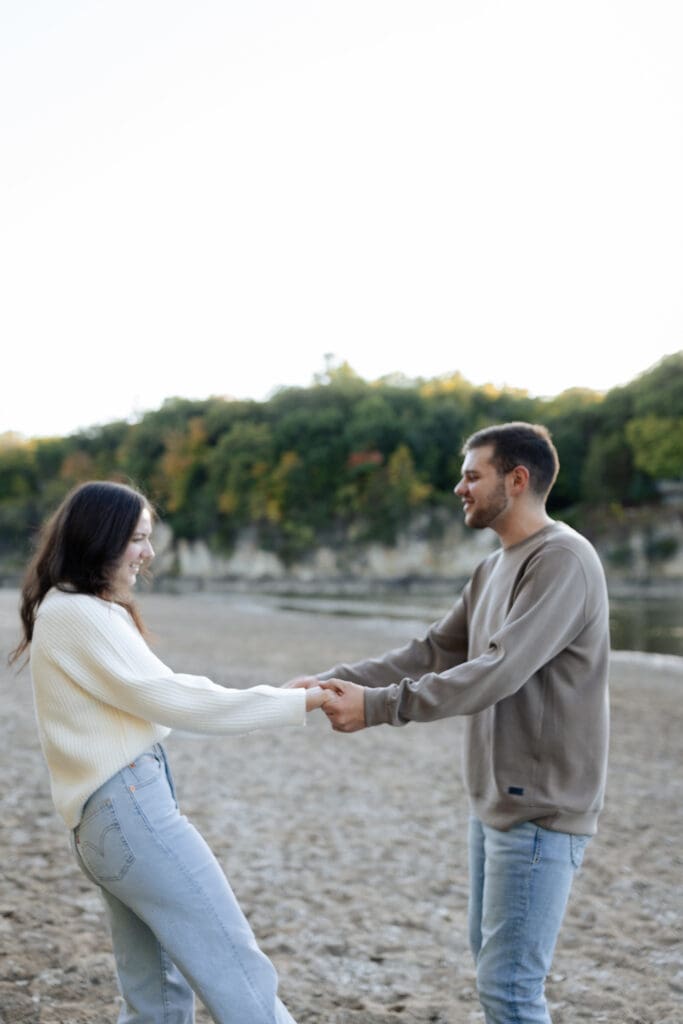 Cedar Rapids engagement session